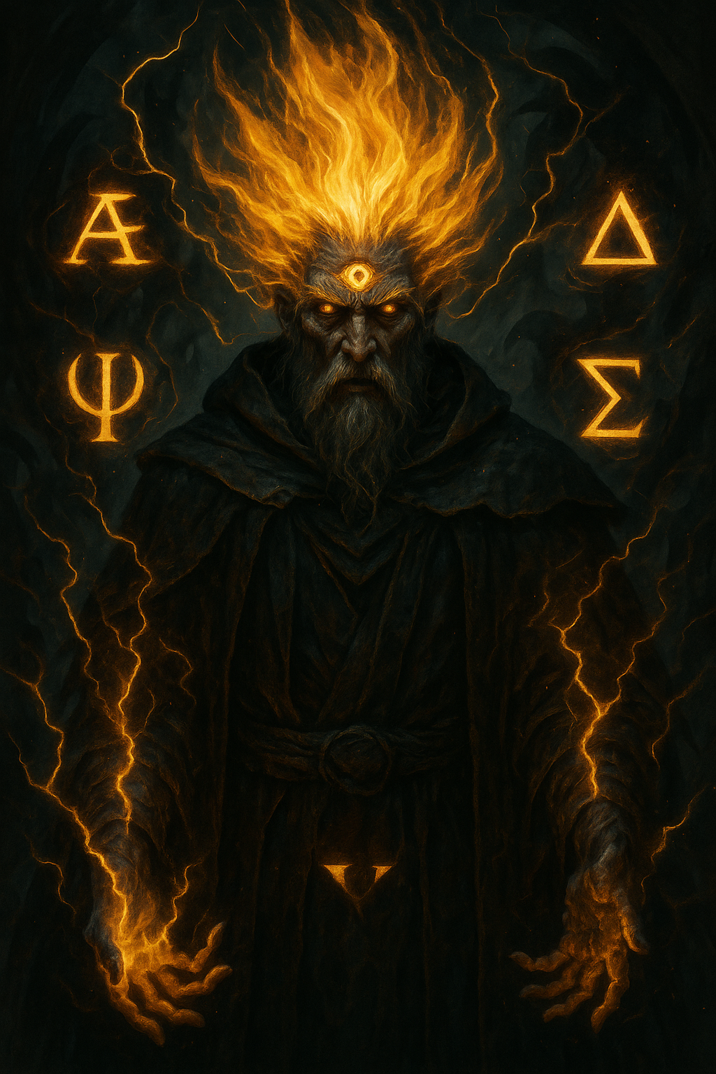 Ancient Warrior of Fiery Runes
